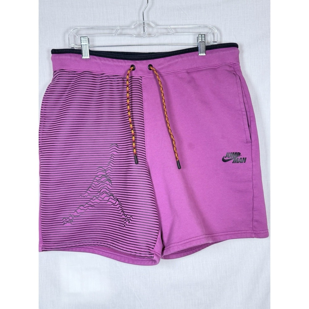 Jordan Jumpman‎ Purple Sweat Shorts Mens L Athletic Streetwear Gym Casual